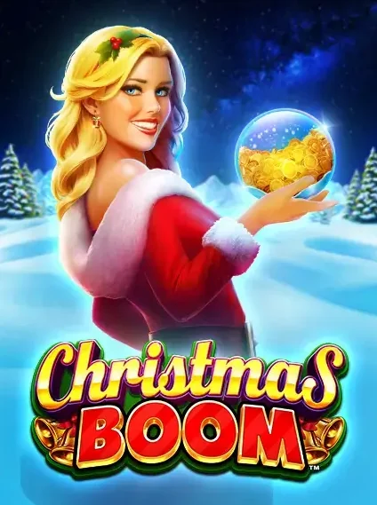 Decorative casino game artwork for Neptune Play: Christmas Boom