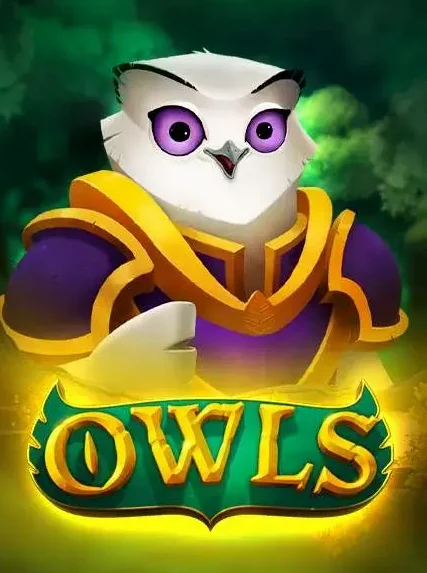 Decorative casino game artwork for Neptune Play: Owls